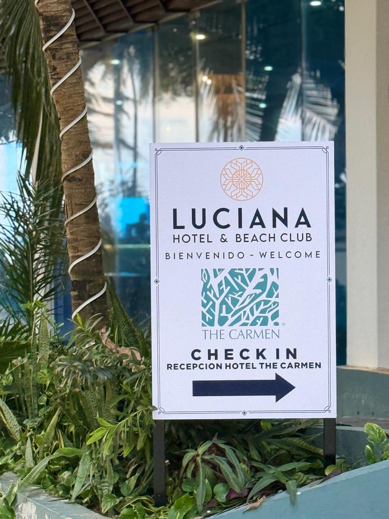 Luciana Hotel & Beach Club Плая-дель-Кармен Экстерьер фото